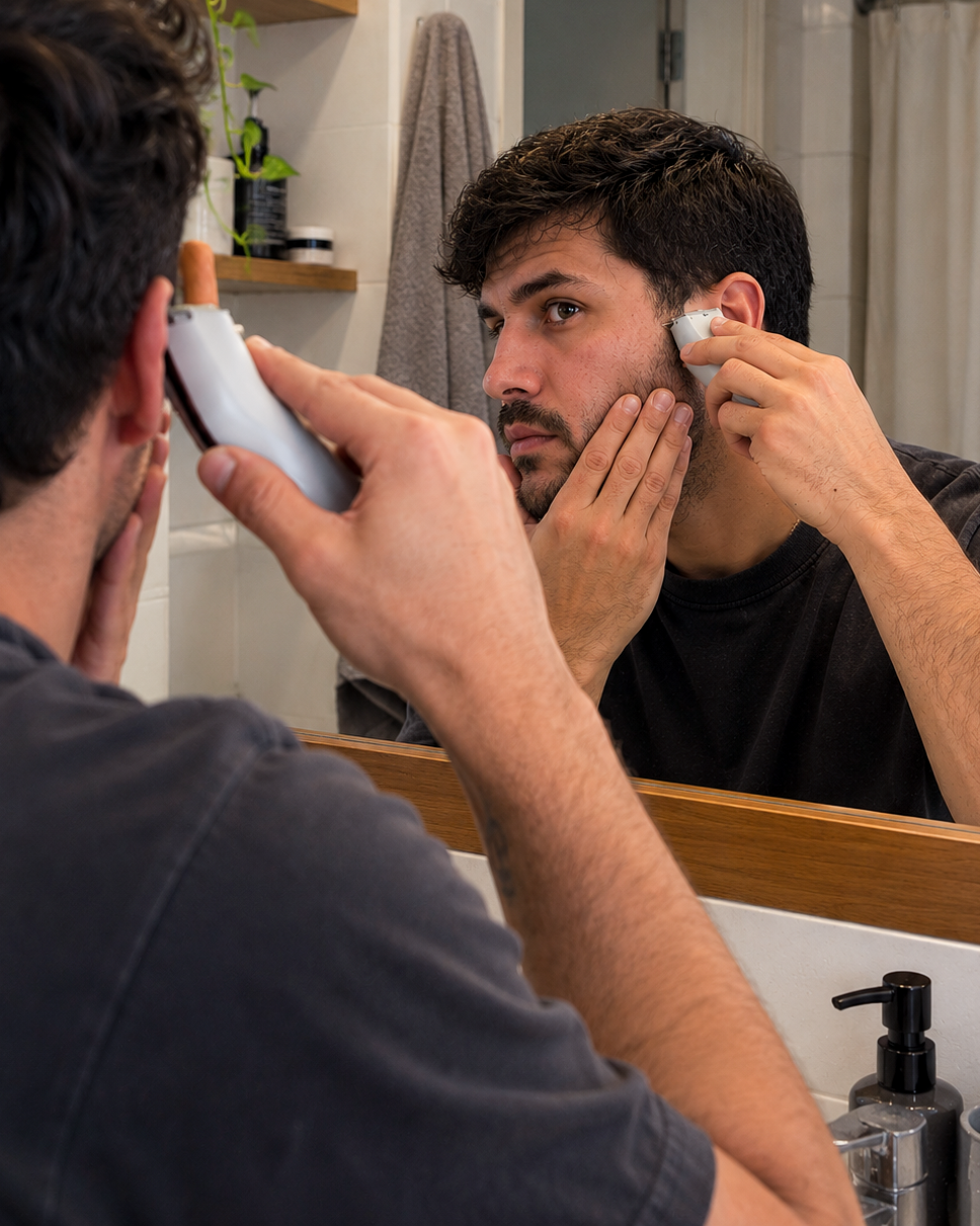 Trimmer Step 1 en uso